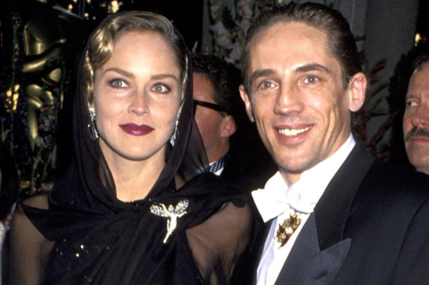 Sharon Stone and Michael Stone