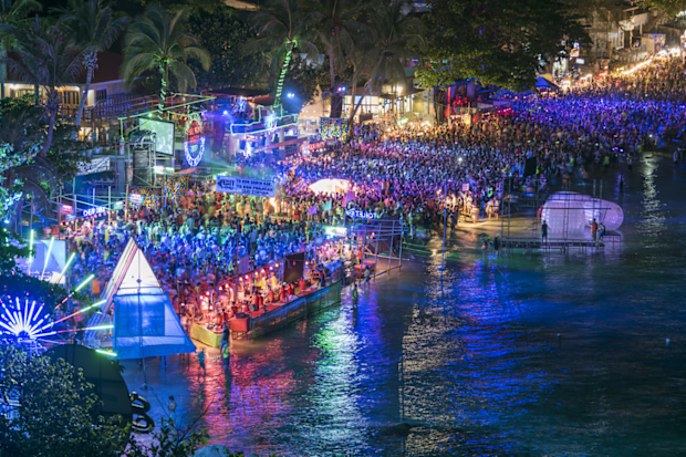 Thailand's famous full-moon party