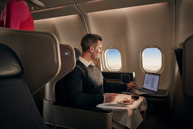 Qantas A330 Business Class