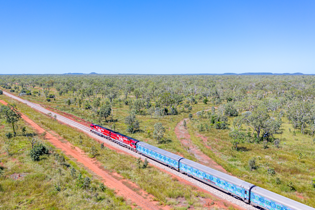 The Ghan featuring a Partjima makeover