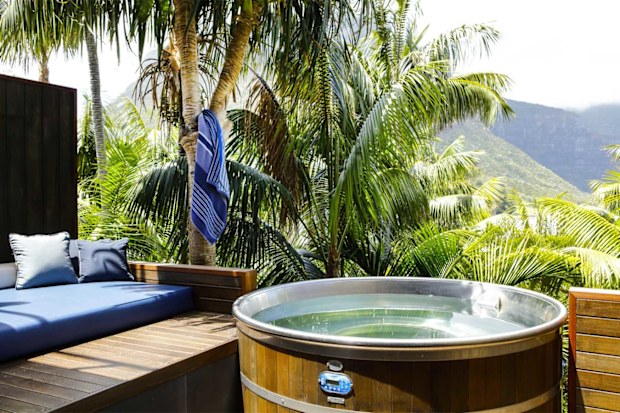 Capella Lodge spa terrace