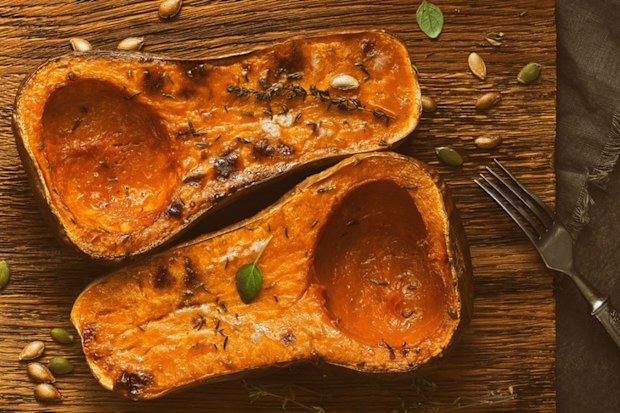 Roasted butternut pumpkin
