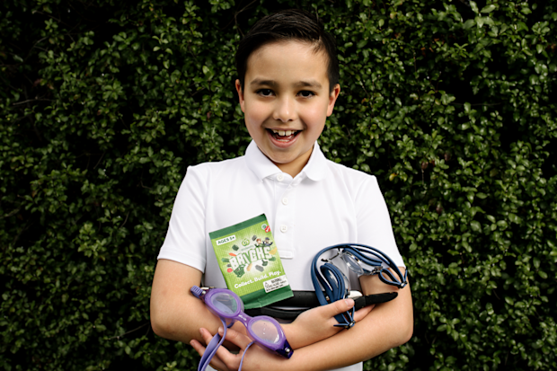 Woolworths Bricks are made from pre-loved swimming goggles, luggage handles and refrigerators 