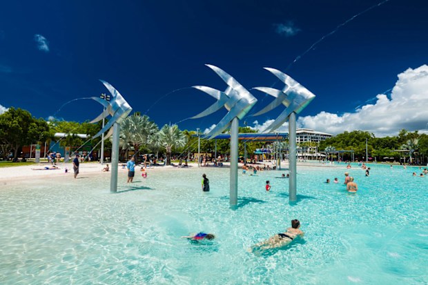 Cairns swimming lagoon on the Esplanade