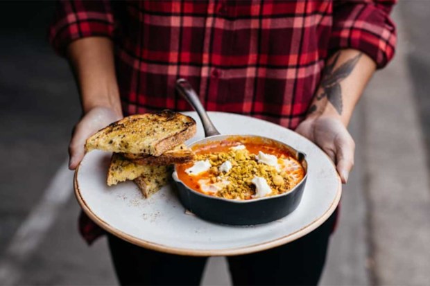 Axil Coffee Roasters baked eggs