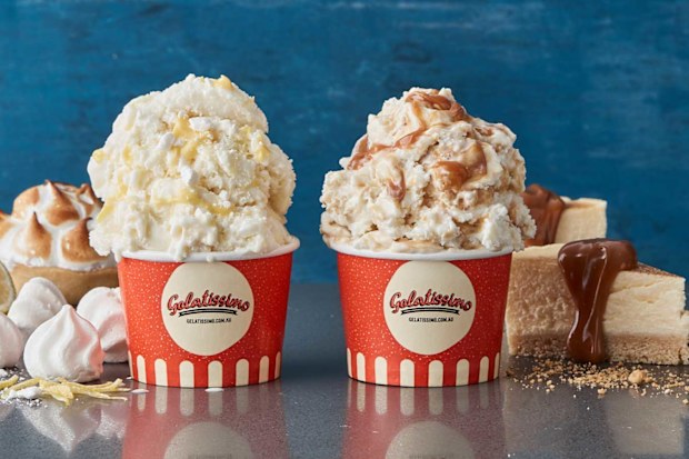 Gelatissimo Luscious Lemon Meringue and Chunky New YorkCheesecake flavours