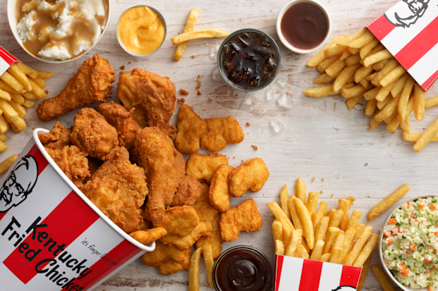 KFC Giant Feast meal
