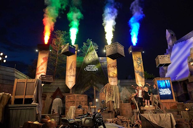 Harry Potter stars turn out to open Hagrid's Magical Creatures Motorbike Adventure
