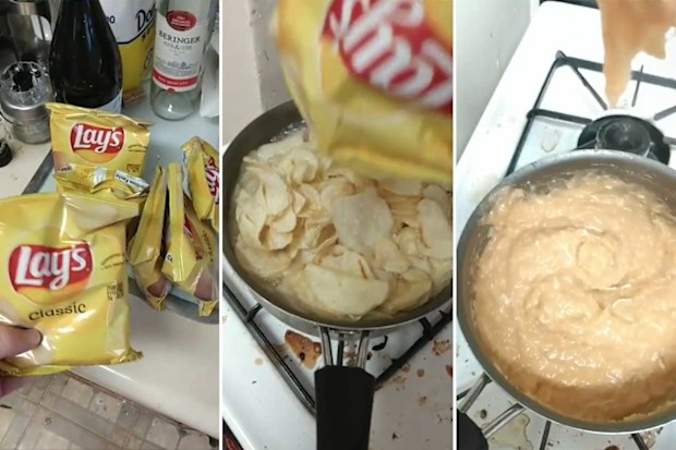 TikTok: @elis_kitchen Lays chips mashed potato hack