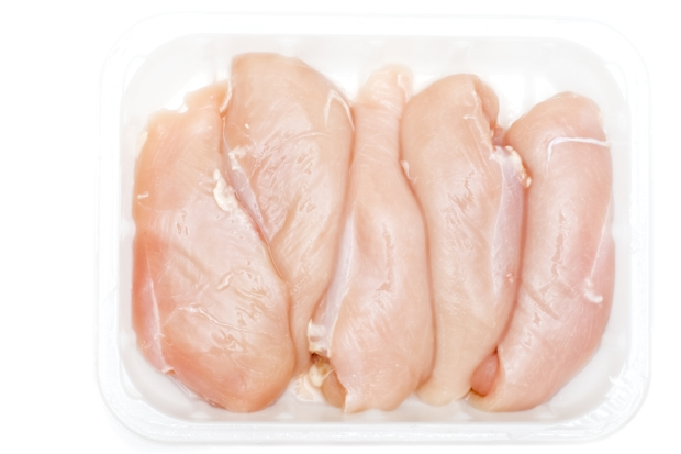 Raw chicken breast