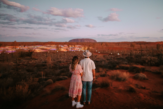 Sunset at Uluru