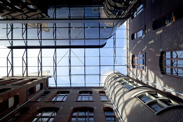 Conservatorium Hotel glass roof