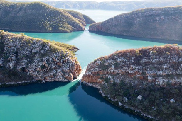 Western Australia's horizontal waterfall in Talbot Bay