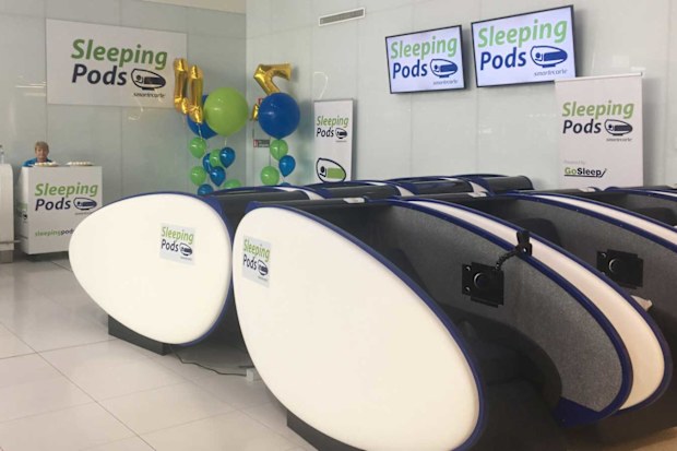 Perth Airport sleeping pods