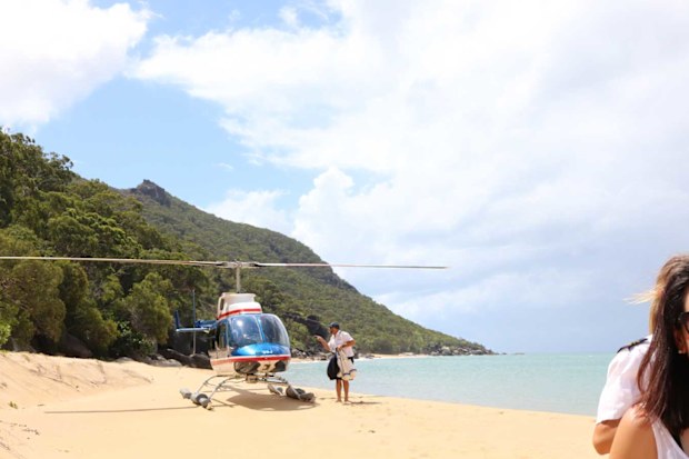 GBR Helicopters Cairns private island experience