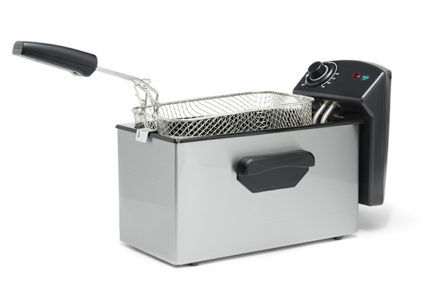 Deep fryer stock image
