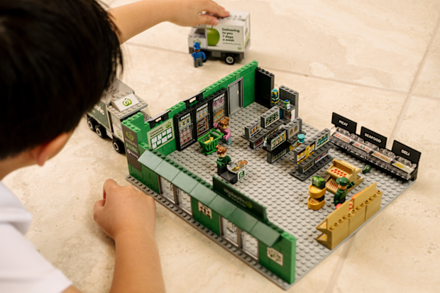 Woolworths Bricks collectible lets customers build their own sustainable supermarket