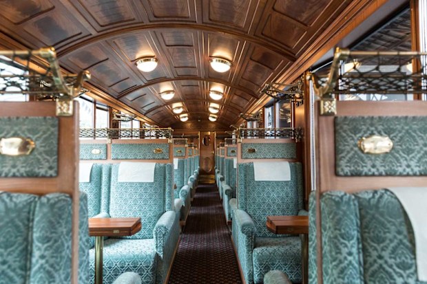 Eurail Swiss train carriage interiors