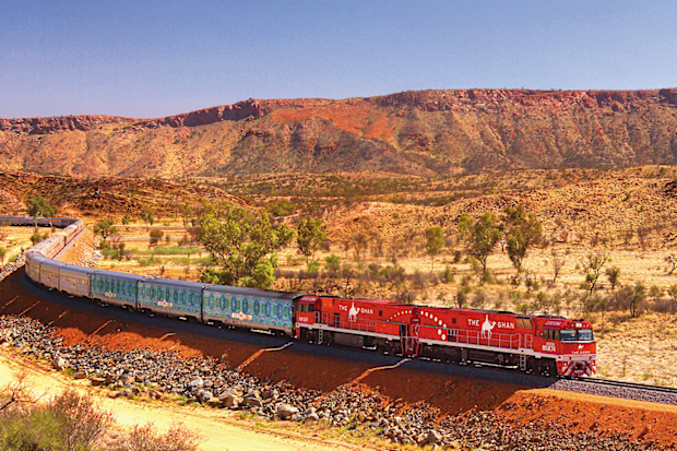 The Ghan makeover for Partjima - A Festival in Light in the Northern Territory