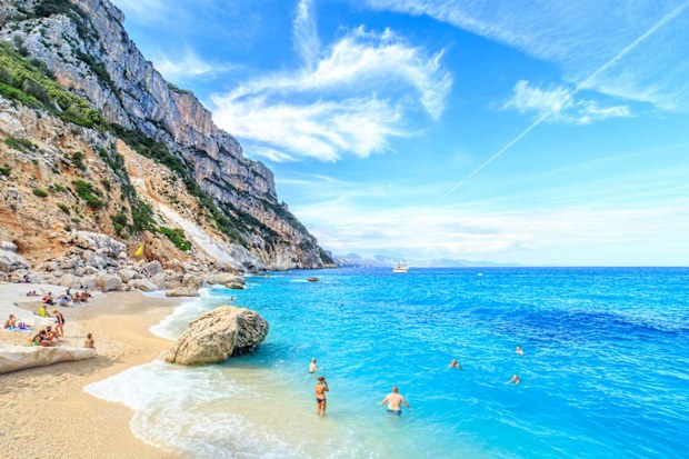 Sardinia beach Cala Goloritze