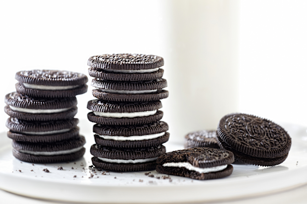 Oreo biscuits stock image