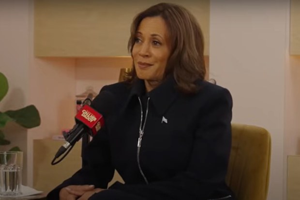 Kamala Harris on the Call Her Daddy podcast