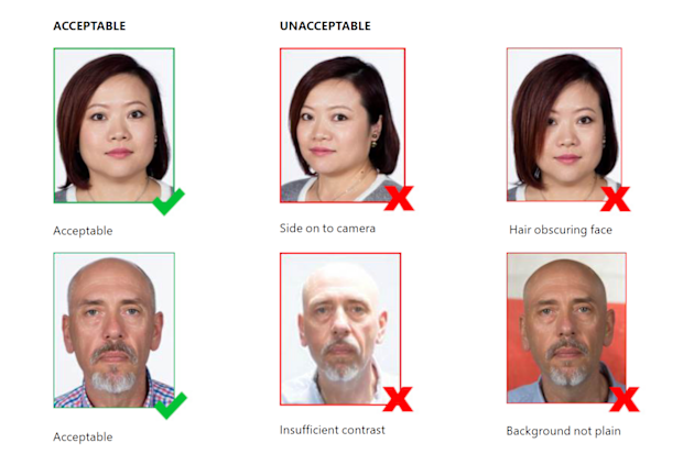passport photo requirements