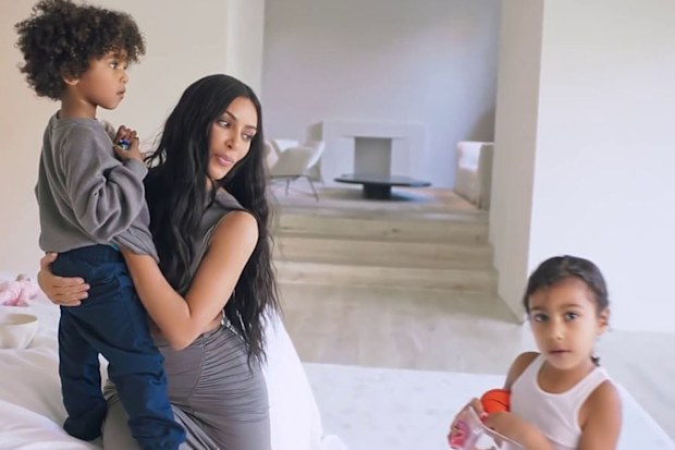 Kim Kardashian, North West and  Saint West, Chicago West in Vogue