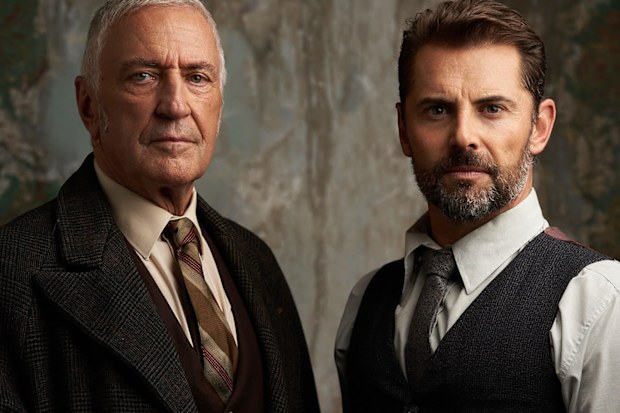 John Waters and Daniel Macpherson in The Woman in Black