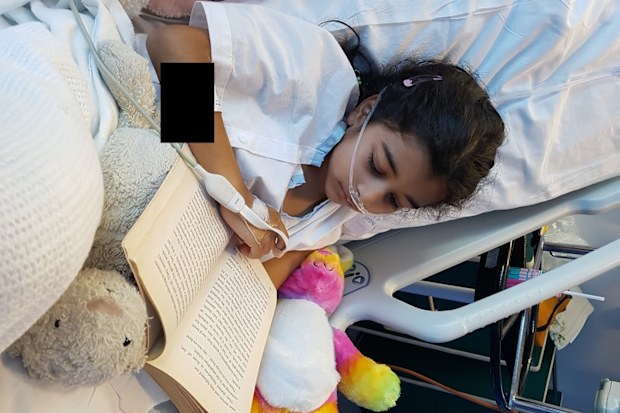 She was admitted for intravenous antibiotics ahead of further testing.