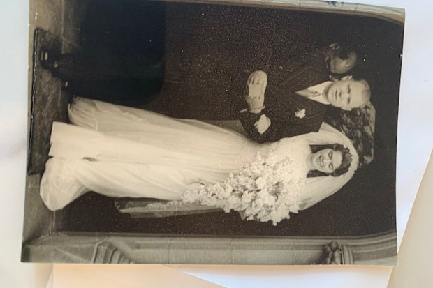 Ron and Daisy on their wedding day.