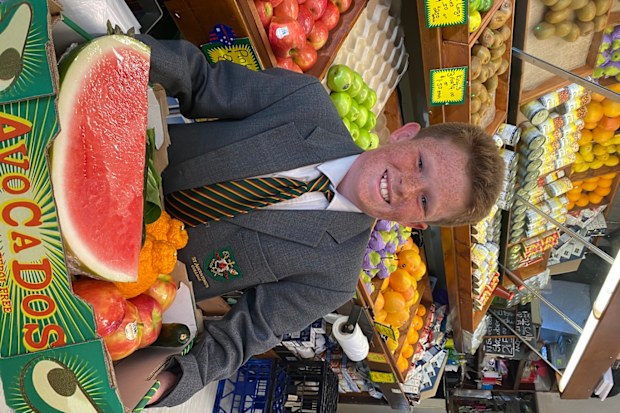 Jack A Fiver For A Farmer promoting buying Australian