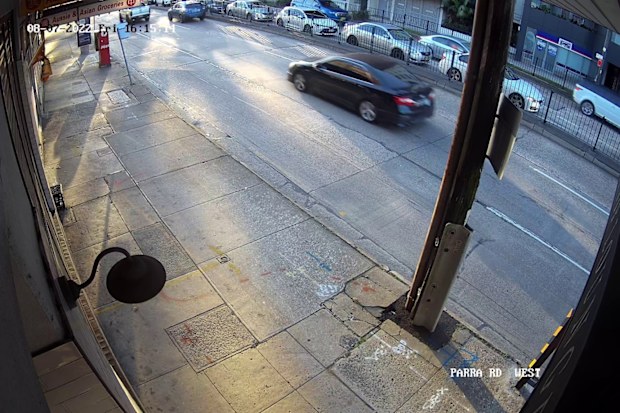 Police seek information about a black Toyota Aurion they believe was used in a shooting at Connells Point in 2022.