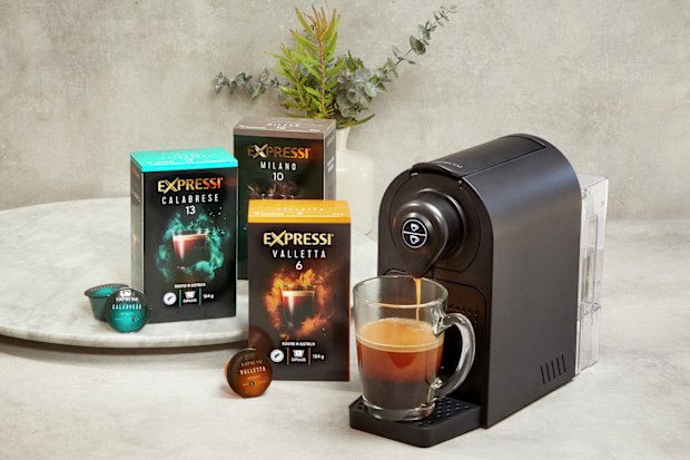 The Aldi Expressi Coffee Capsule Machine has been voted as the best ...