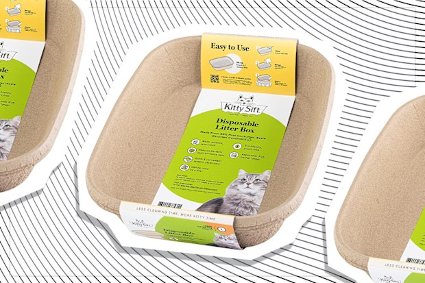 9PR: Kitty Sift Disposable Cat Litter Box, six-pack