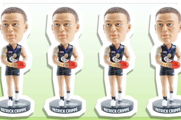 9PR: AFL Carlton Blues Patrick Cripps Bobblehead