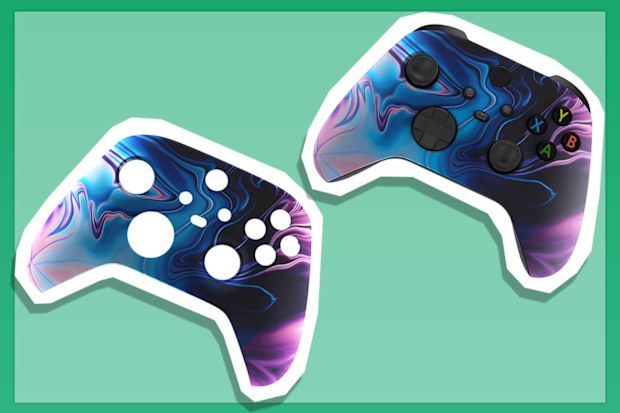 9PR: eXtremeRate Origin of Chaos Soft Touch Front Housing Shell Faceplate for Xbox Series X and Xbox Series S Controller