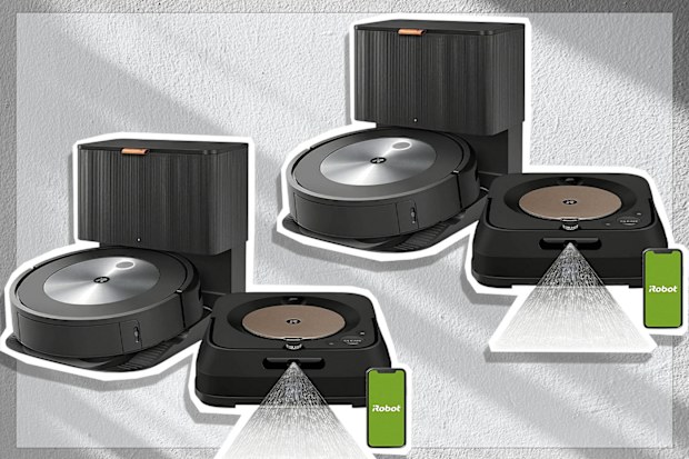 9PR: iRobot Roomba j7+ Self-Emptying Robot Vacuum + Braava Jet M6 Robot Mop Bundle