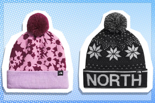 9PR: The North Face Ski Tuke Beanie, Boysenberry and Black