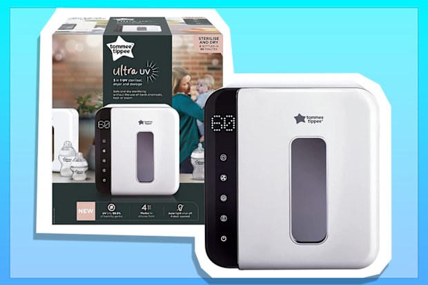 Tommee Tippee UV 3-in-1 Steriliser and Dryer for Baby Bottles and Accessories