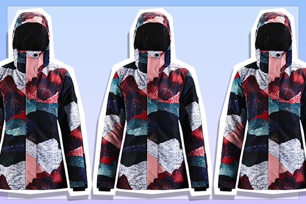 9PR: GSOU SNOW Womens Snowboard Ski Jackets Windproof Insulated Fur Hoodie Snowsuit
