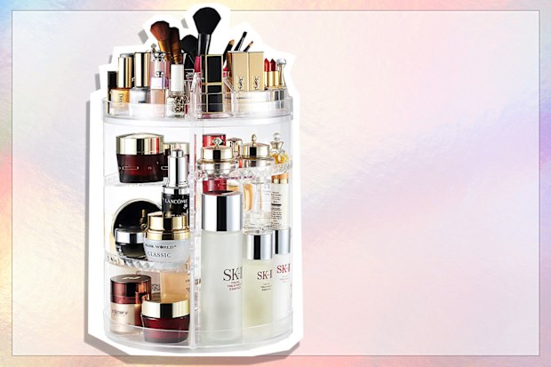 Affordable makeup storage