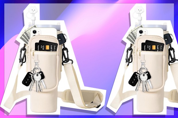 9PR: Water Bottle Carrier Bag with Phone Pocket