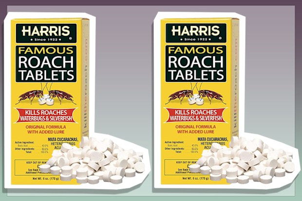 9PR: Harris Roach Tablets, Boric Acid Roach Killer with Lure, 145 Tablets