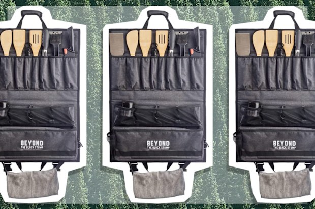 9PR: Camp Kitchen Organizer and Utensil Kit - Set of 14