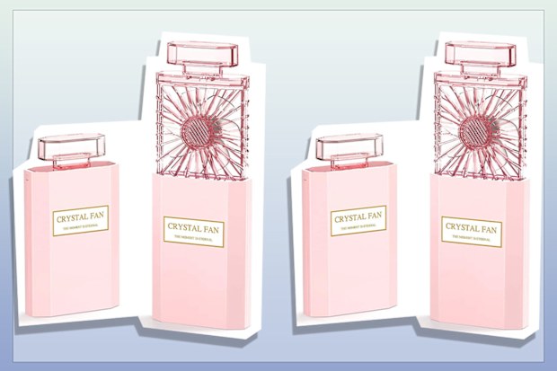 9PR: Piggy Piggy's Lady Handheld perfume bottle shaped Fan