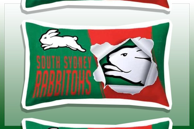 9PR: Rabbitohs Pillowcase