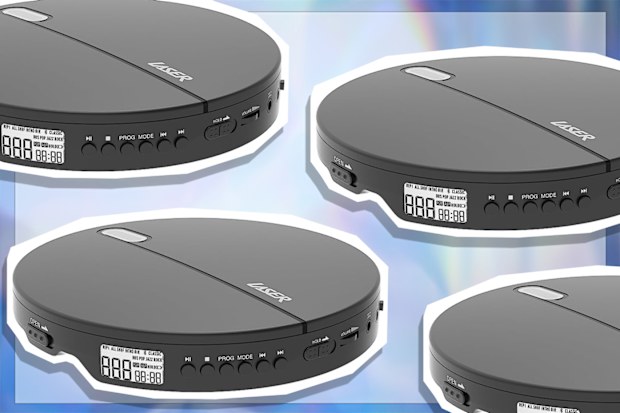 9PR: Laser Portable Walkman CD Player with Headphones