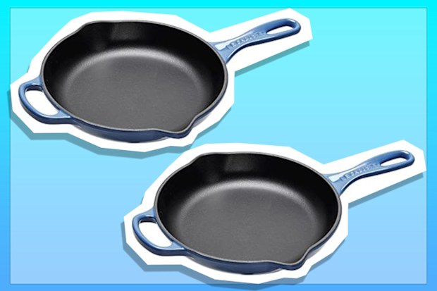Le Creuset Signature Cast Iron Skillet, 20 cm - Marseille Blue