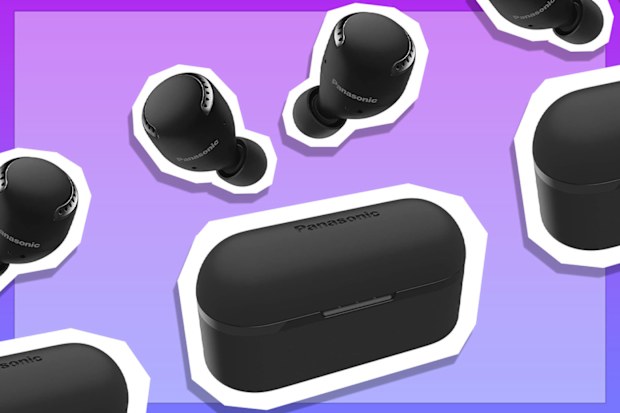 9PR: Panasonic RZ-S500 True Wireless Bluetooth Noise-Cancelling Earbuds, Black